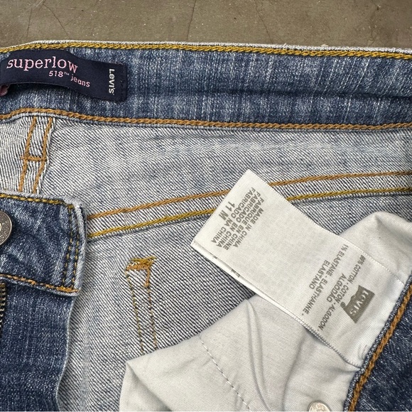 Levi’s Superlow 518 Jeans sz11m - Picture 6 of 10